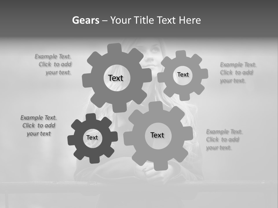 A Beautiful Blonde Woman Standing In Front Of A Body Of Water PowerPoint Template