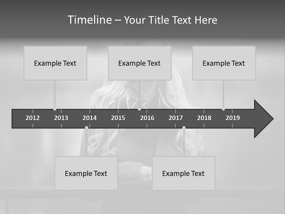 A Beautiful Blonde Woman Standing In Front Of A Body Of Water PowerPoint Template