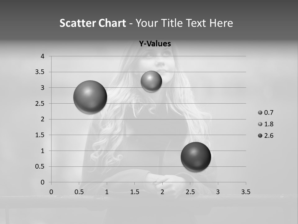 A Beautiful Blonde Woman Standing In Front Of A Body Of Water PowerPoint Template