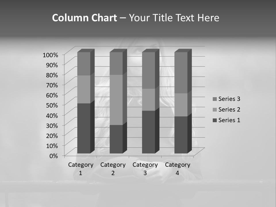 A Beautiful Blonde Woman Standing In Front Of A Body Of Water PowerPoint Template