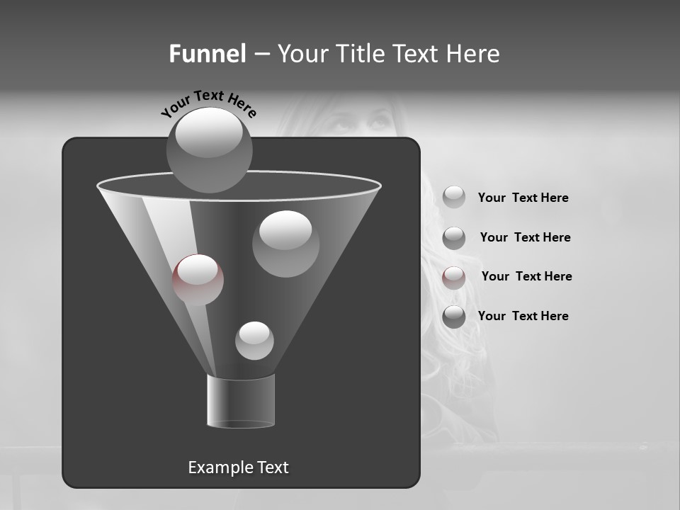 A Beautiful Blonde Woman Standing In Front Of A Body Of Water PowerPoint Template