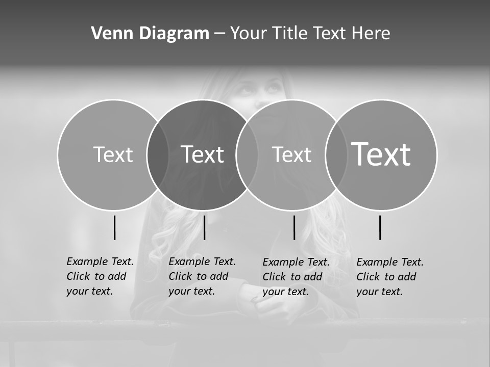 A Beautiful Blonde Woman Standing In Front Of A Body Of Water PowerPoint Template