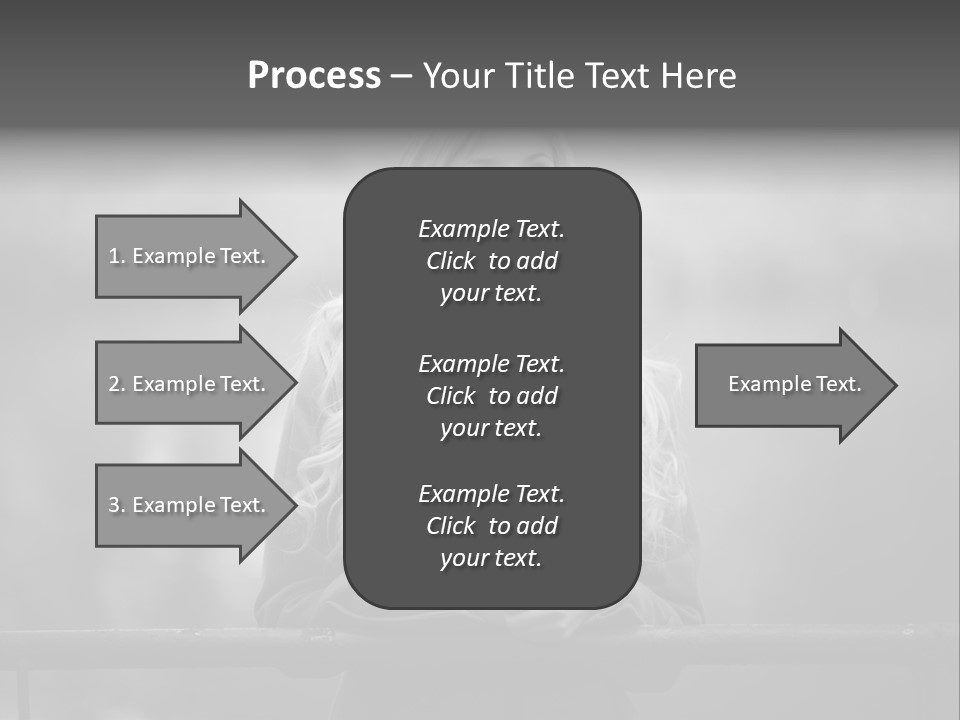 A Beautiful Blonde Woman Standing In Front Of A Body Of Water PowerPoint Template