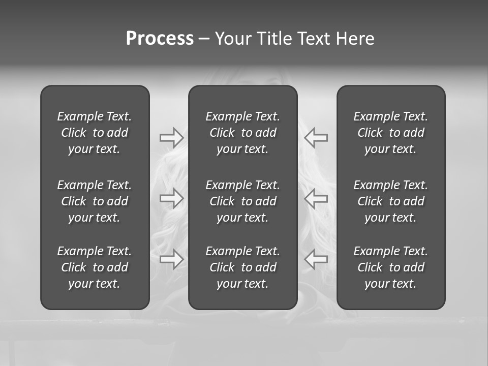 A Beautiful Blonde Woman Standing In Front Of A Body Of Water PowerPoint Template