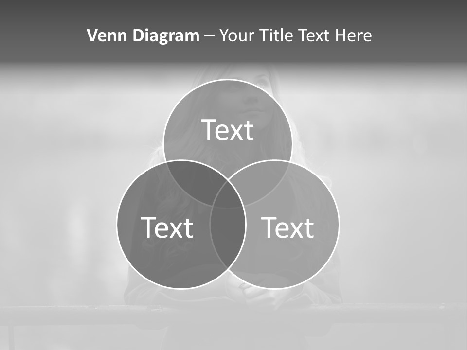 A Beautiful Blonde Woman Standing In Front Of A Body Of Water PowerPoint Template