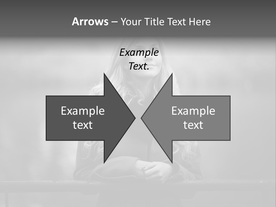 A Beautiful Blonde Woman Standing In Front Of A Body Of Water PowerPoint Template