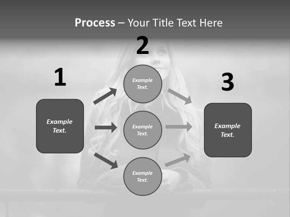 A Beautiful Blonde Woman Standing In Front Of A Body Of Water PowerPoint Template