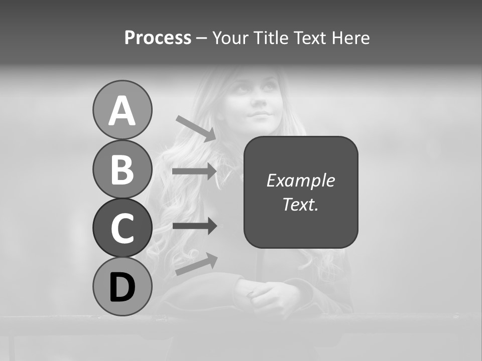 A Beautiful Blonde Woman Standing In Front Of A Body Of Water PowerPoint Template