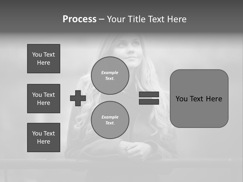 A Beautiful Blonde Woman Standing In Front Of A Body Of Water PowerPoint Template