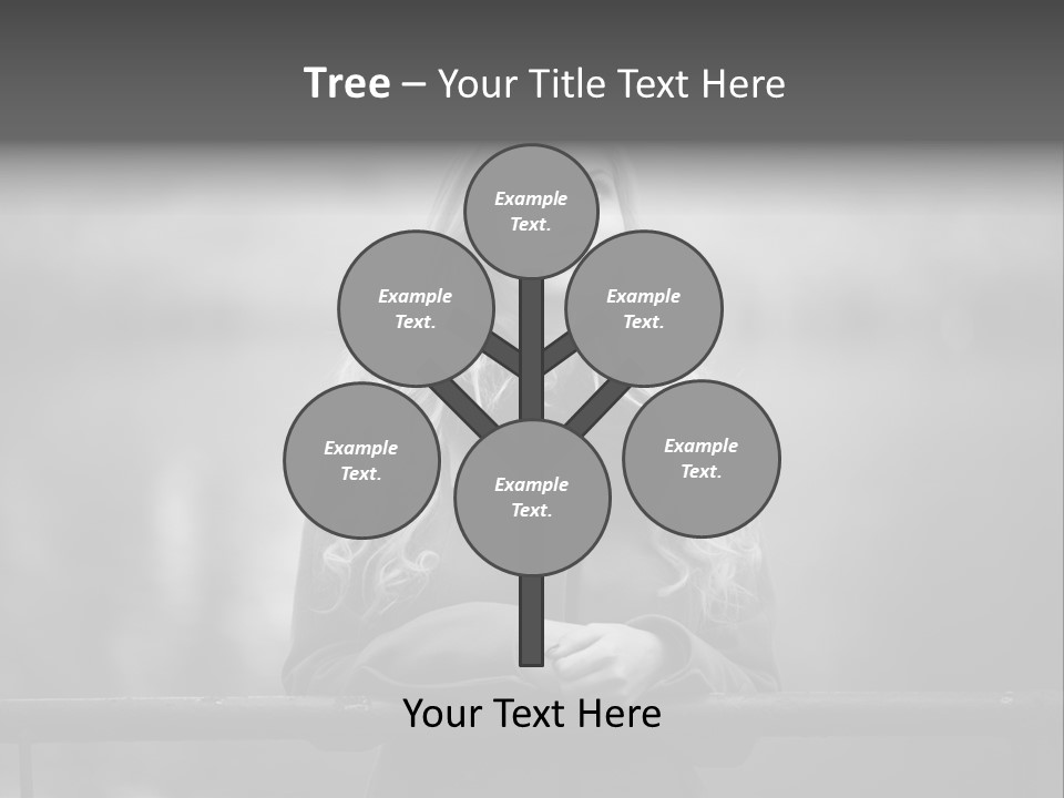 A Beautiful Blonde Woman Standing In Front Of A Body Of Water PowerPoint Template