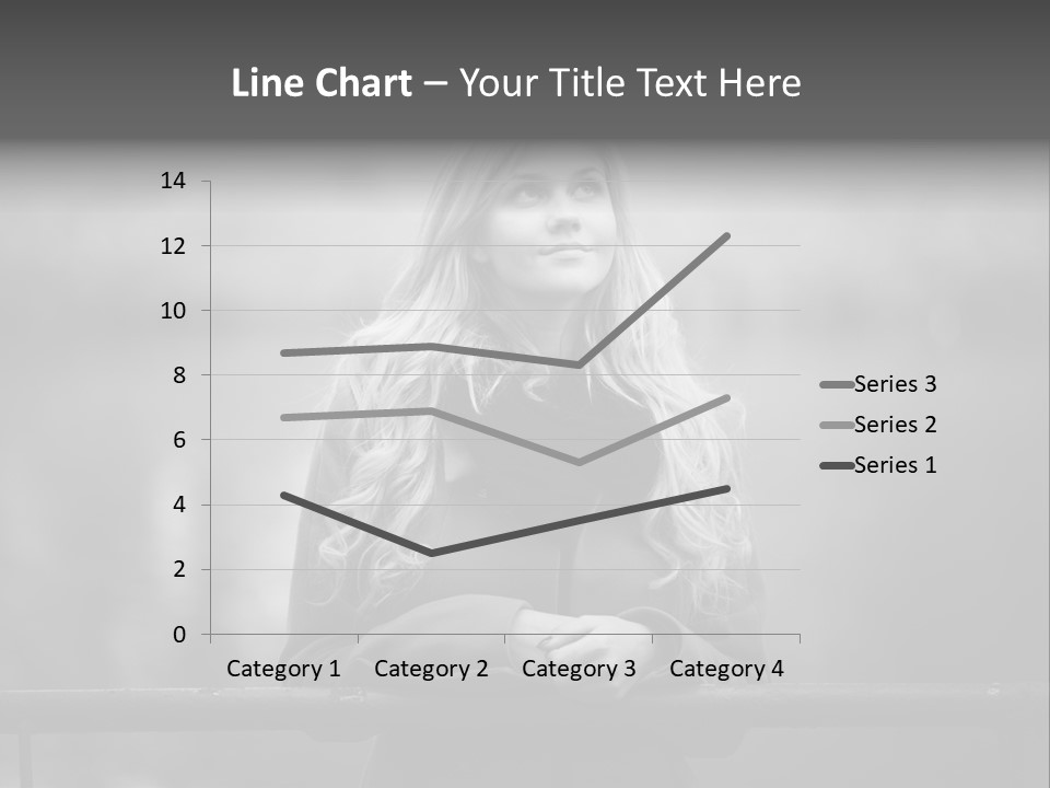 A Beautiful Blonde Woman Standing In Front Of A Body Of Water PowerPoint Template