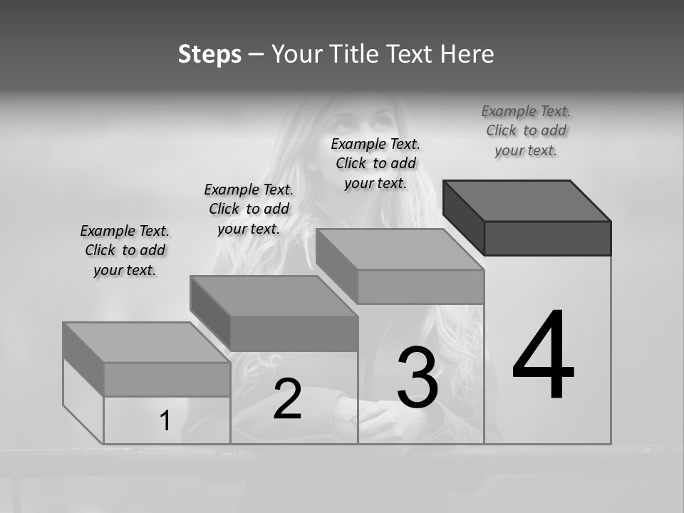 A Beautiful Blonde Woman Standing In Front Of A Body Of Water PowerPoint Template