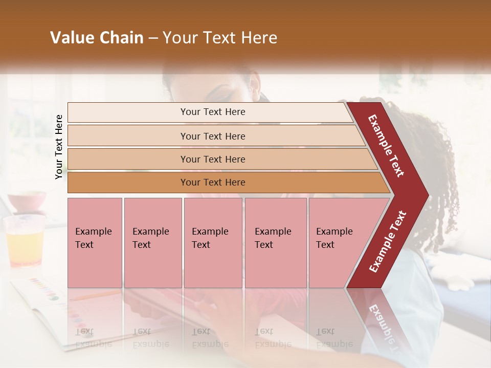 A Woman And A Child Are Looking At A Book PowerPoint Template