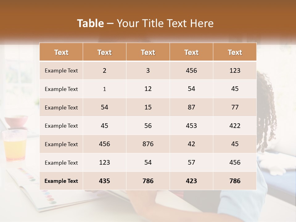 A Woman And A Child Are Looking At A Book PowerPoint Template