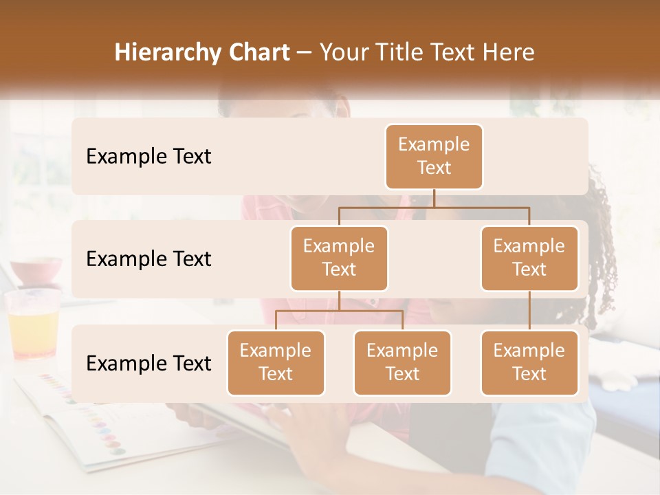 A Woman And A Child Are Looking At A Book PowerPoint Template