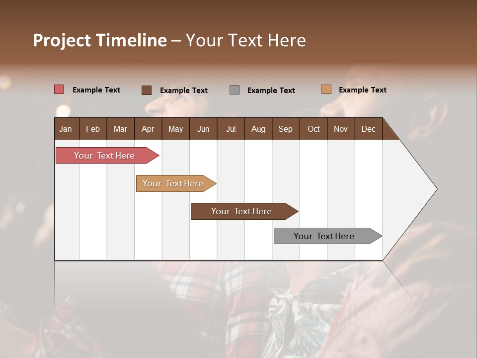 A Group Of Men Singing In A Bar PowerPoint Template