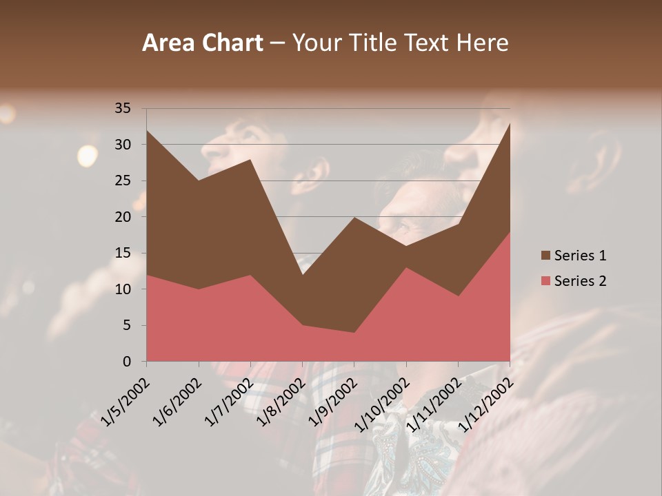 A Group Of Men Singing In A Bar PowerPoint Template