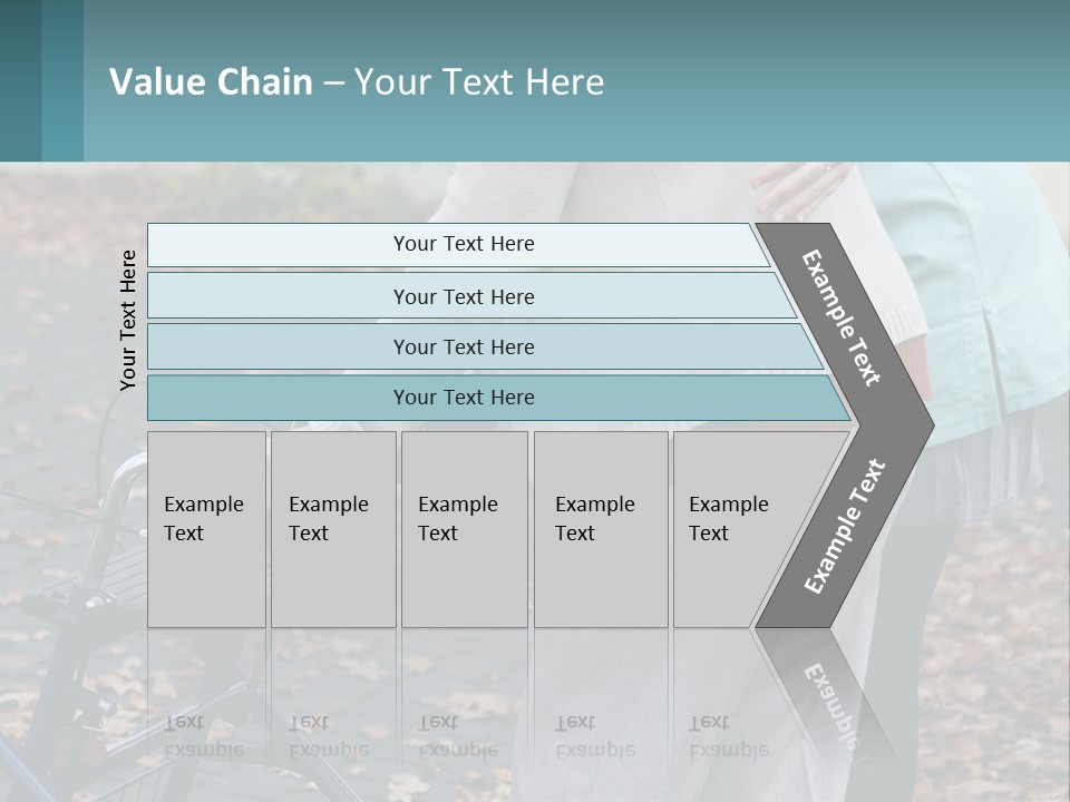 A Woman Pushing A Stroller With A Child In It PowerPoint Template