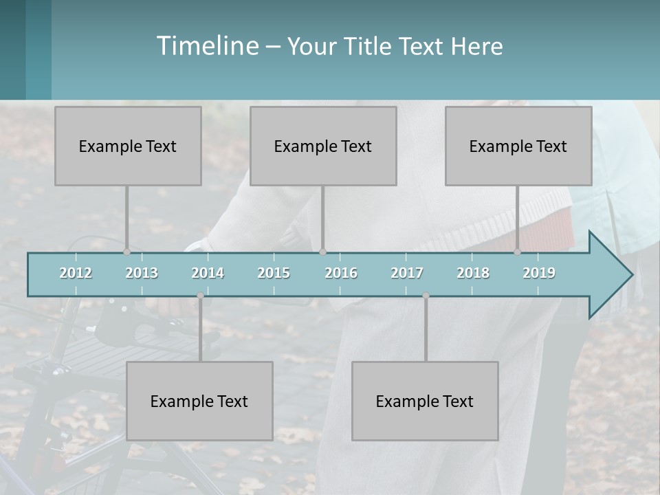 A Woman Pushing A Stroller With A Child In It PowerPoint Template