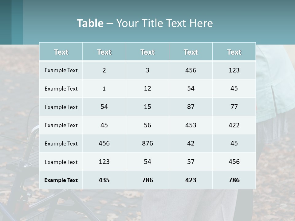 A Woman Pushing A Stroller With A Child In It PowerPoint Template