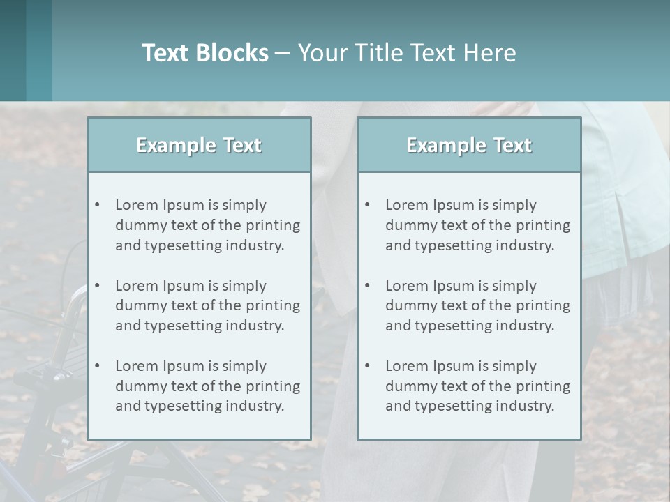 A Woman Pushing A Stroller With A Child In It PowerPoint Template