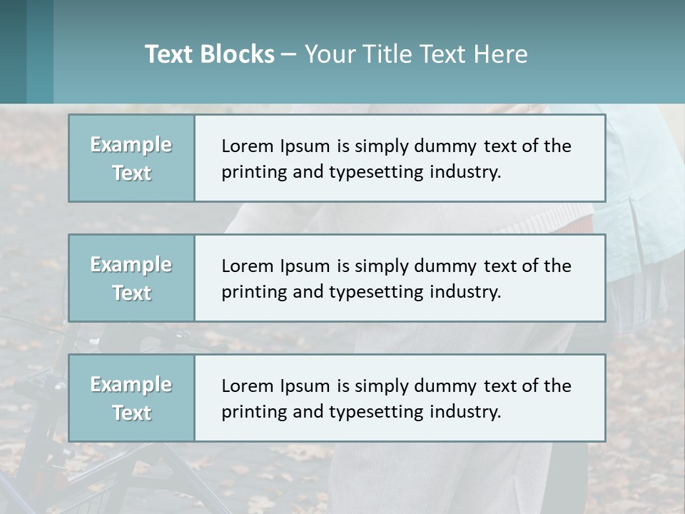 A Woman Pushing A Stroller With A Child In It PowerPoint Template