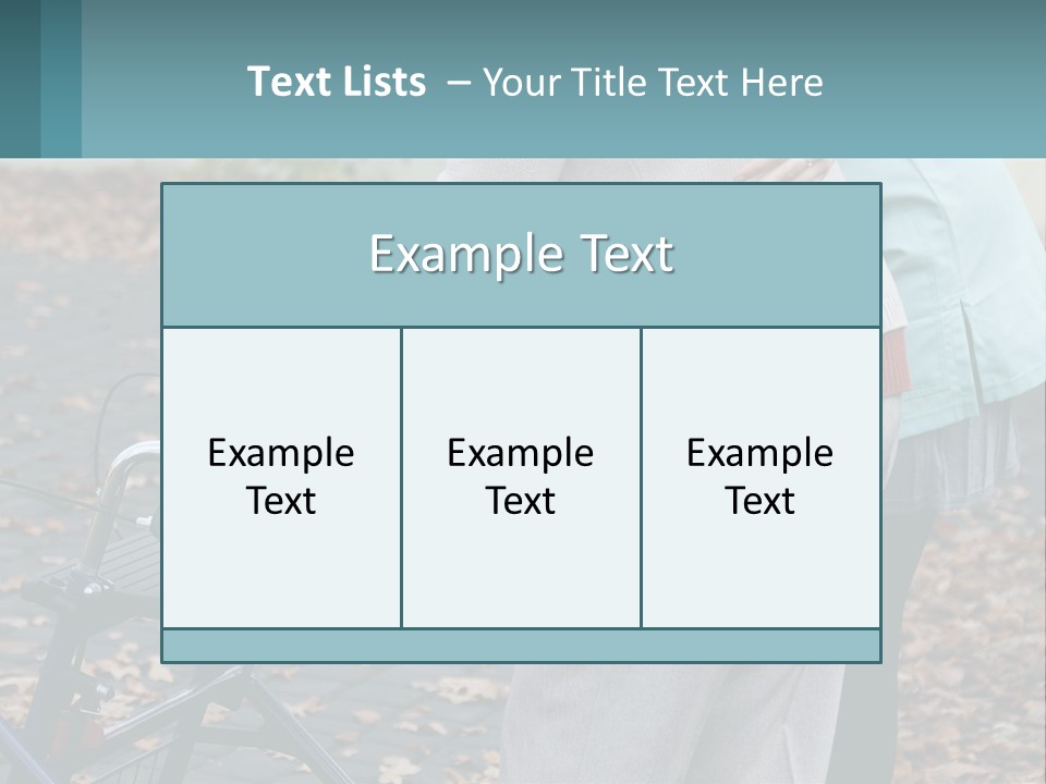 A Woman Pushing A Stroller With A Child In It PowerPoint Template