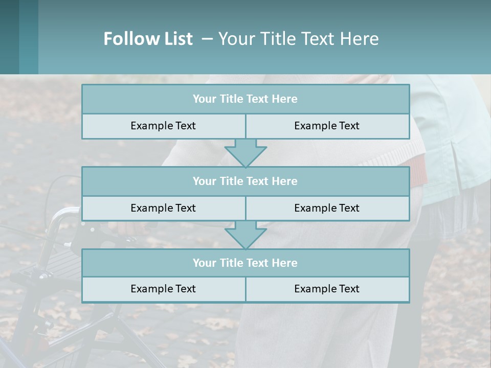 A Woman Pushing A Stroller With A Child In It PowerPoint Template