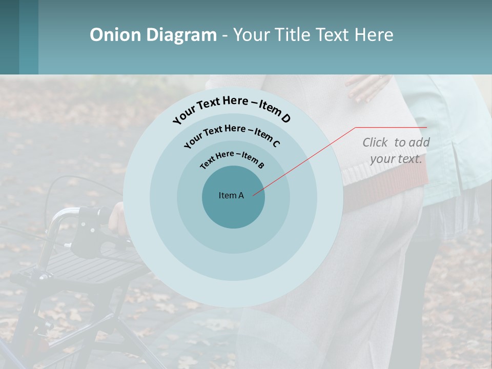 A Woman Pushing A Stroller With A Child In It PowerPoint Template