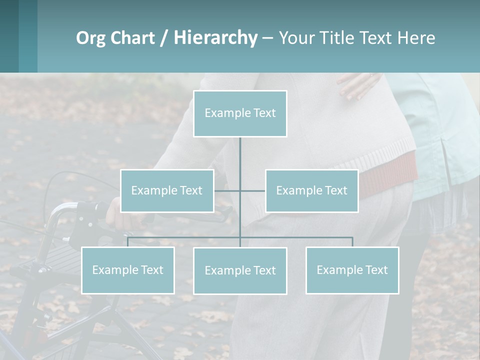 A Woman Pushing A Stroller With A Child In It PowerPoint Template