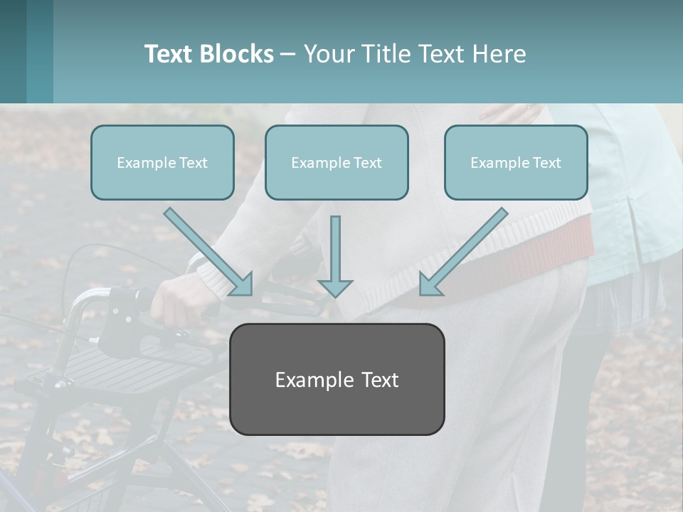 A Woman Pushing A Stroller With A Child In It PowerPoint Template