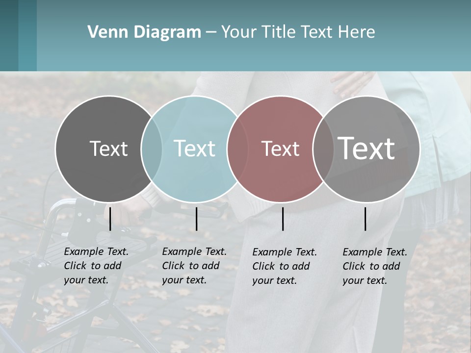 A Woman Pushing A Stroller With A Child In It PowerPoint Template