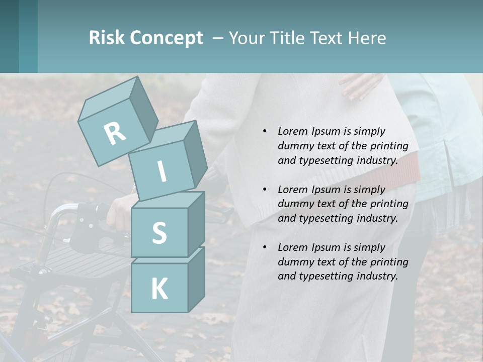 A Woman Pushing A Stroller With A Child In It PowerPoint Template