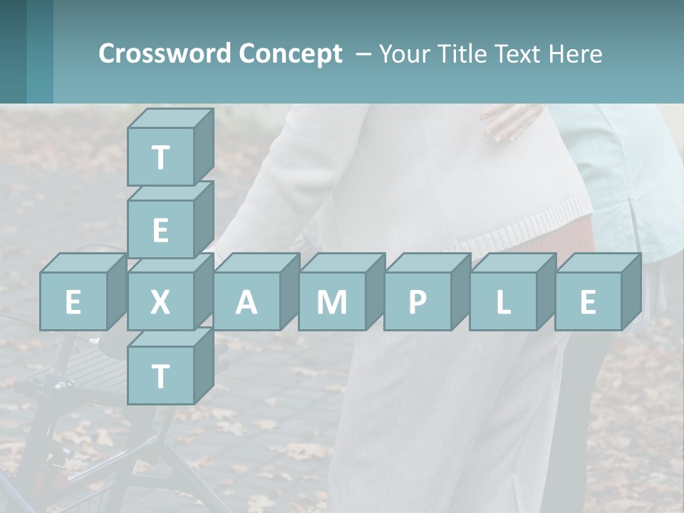 A Woman Pushing A Stroller With A Child In It PowerPoint Template