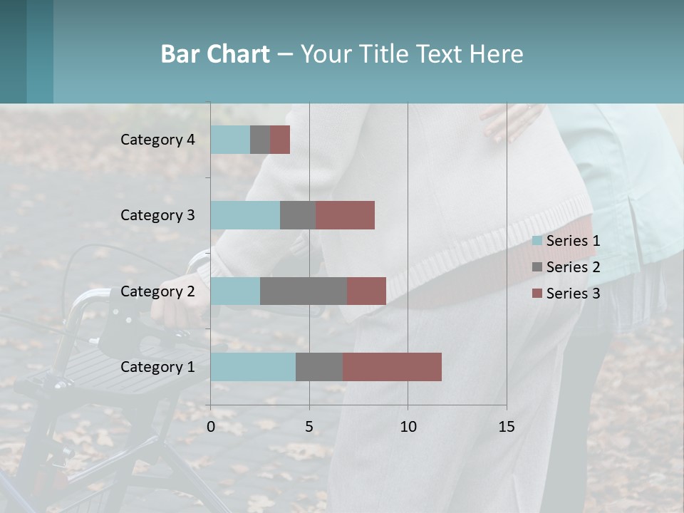 A Woman Pushing A Stroller With A Child In It PowerPoint Template
