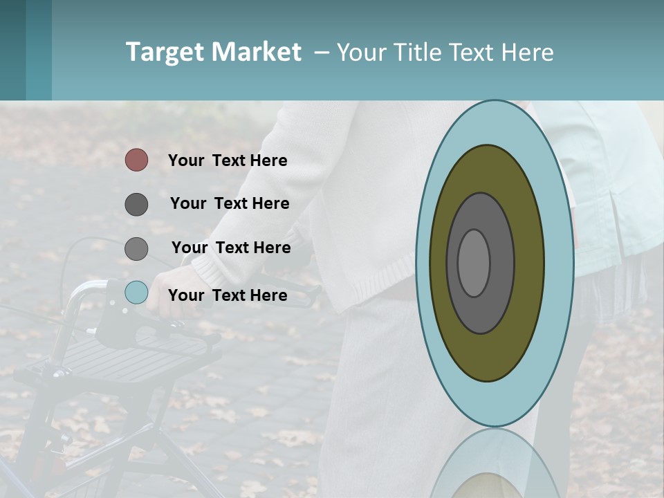 A Woman Pushing A Stroller With A Child In It PowerPoint Template