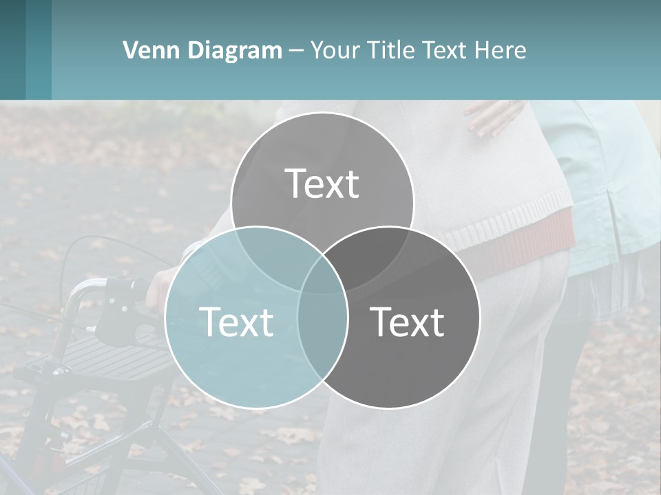 A Woman Pushing A Stroller With A Child In It PowerPoint Template