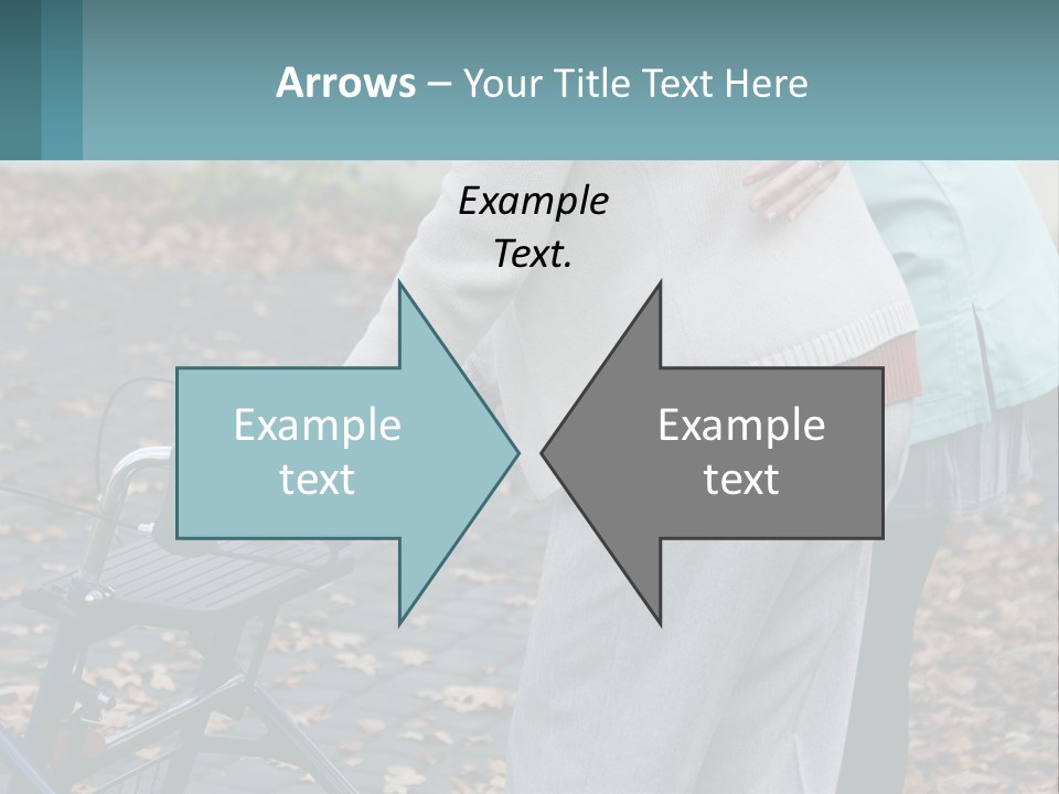 A Woman Pushing A Stroller With A Child In It PowerPoint Template