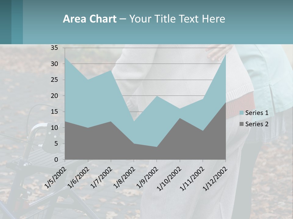A Woman Pushing A Stroller With A Child In It PowerPoint Template