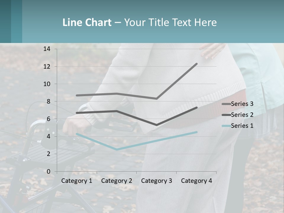A Woman Pushing A Stroller With A Child In It PowerPoint Template