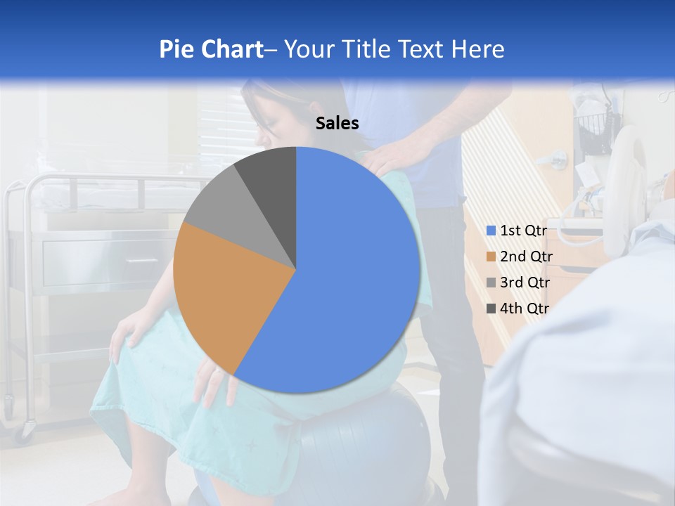 A Man Standing Next To A Woman In A Hospital Bed PowerPoint Template