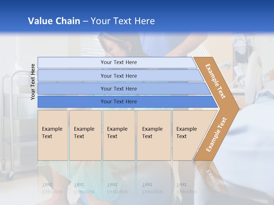 A Man Standing Next To A Woman In A Hospital Bed PowerPoint Template