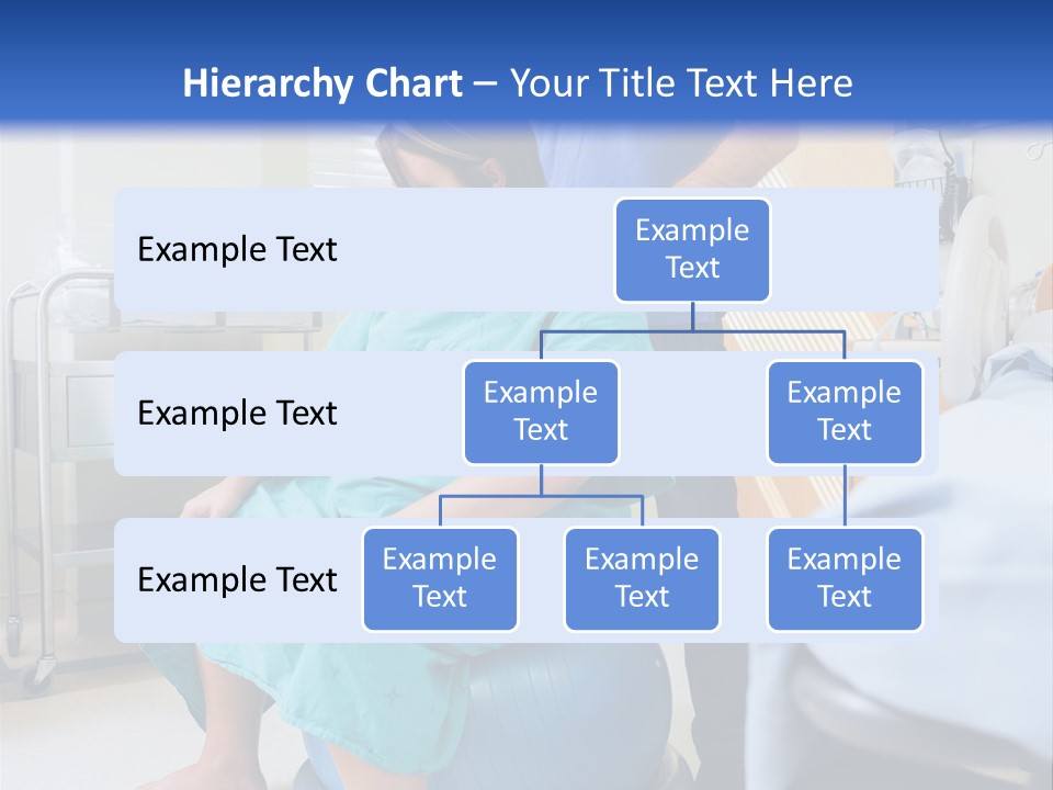 A Man Standing Next To A Woman In A Hospital Bed PowerPoint Template