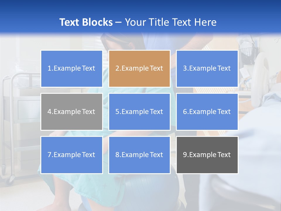 A Man Standing Next To A Woman In A Hospital Bed PowerPoint Template