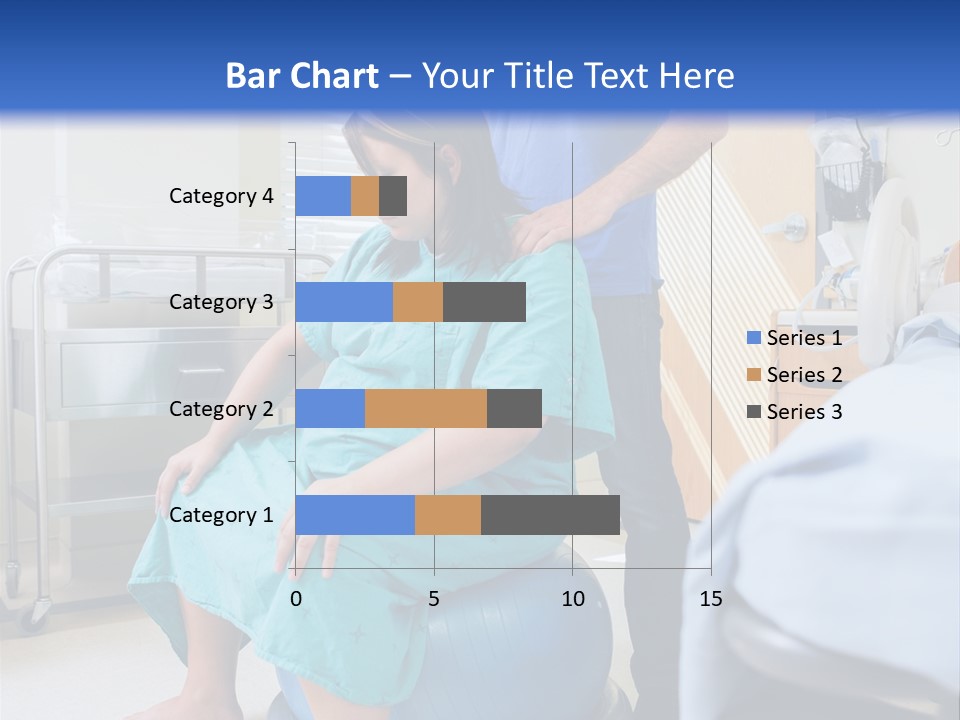 A Man Standing Next To A Woman In A Hospital Bed PowerPoint Template
