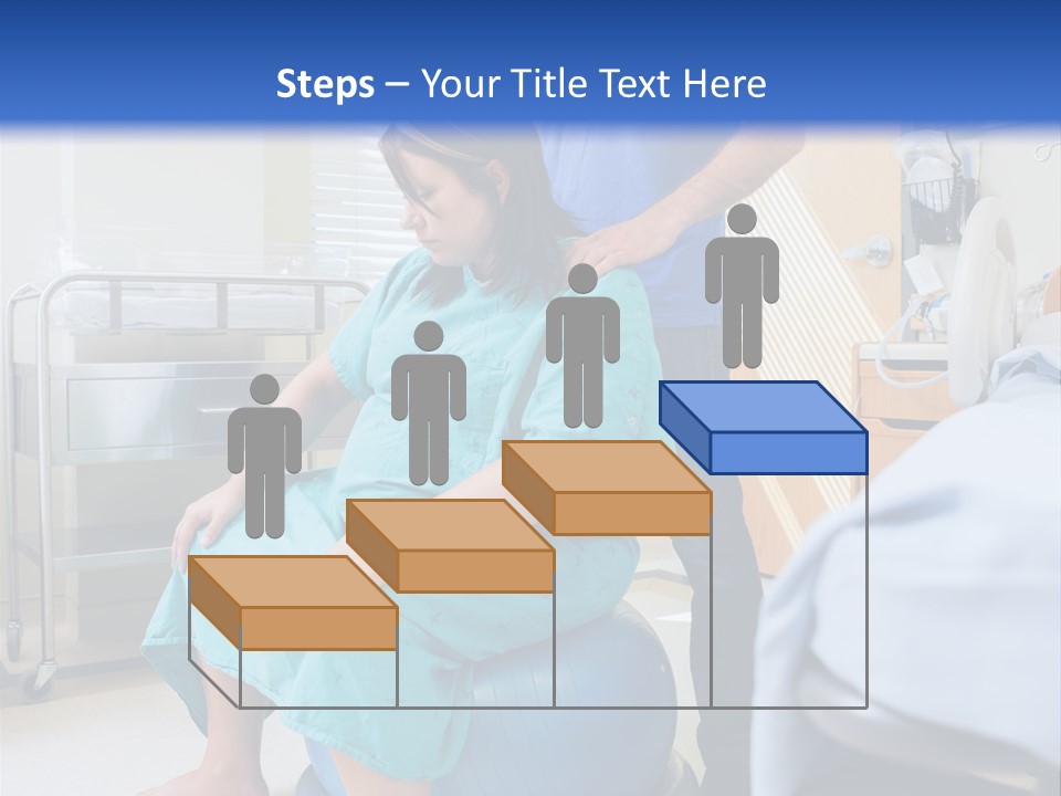 A Man Standing Next To A Woman In A Hospital Bed PowerPoint Template
