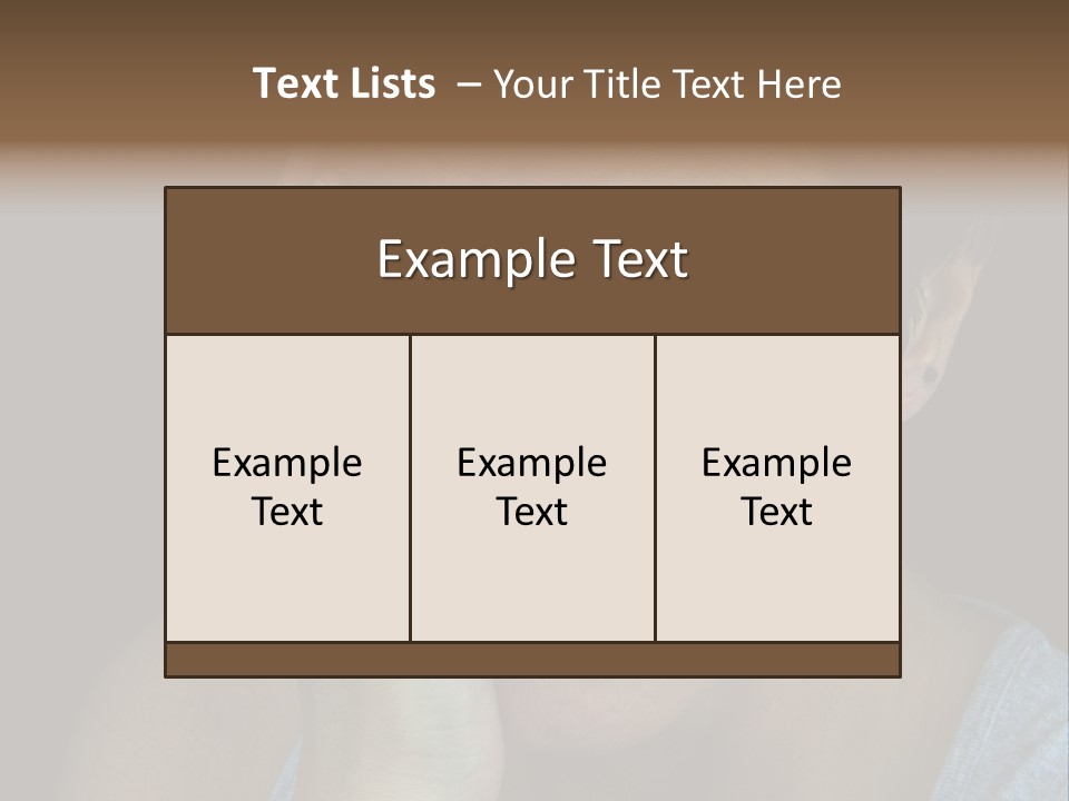 A Woman Holding Her Hand To Her Face PowerPoint Template