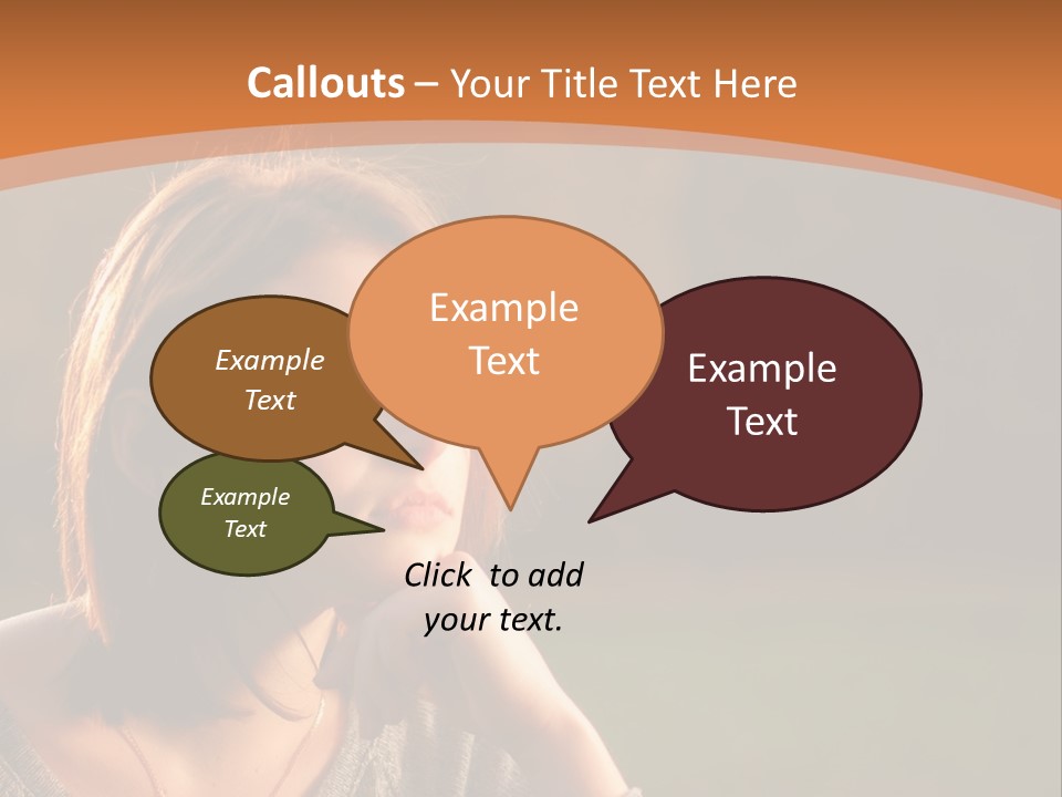 A Woman Is Sitting In The Grass With Her Eyes Closed PowerPoint Template