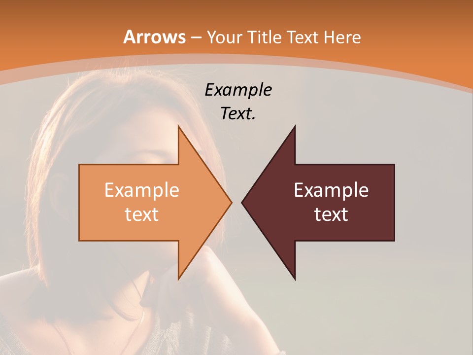 A Woman Is Sitting In The Grass With Her Eyes Closed PowerPoint Template