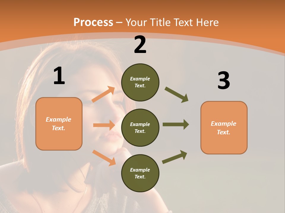 A Woman Is Sitting In The Grass With Her Eyes Closed PowerPoint Template